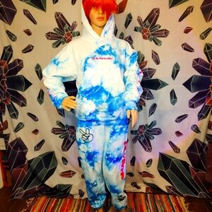 Club Fantasy Hoodie Sweatshirt (Medium) & Sweatpants (Small) SET OF TWO